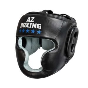 casque de boxe en cuir intégral