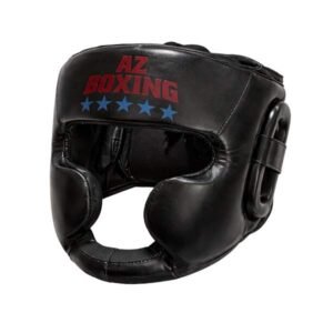 casque de boxe intégral en cuir