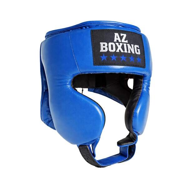 casque de boxe pour entrainement de couleur bleu